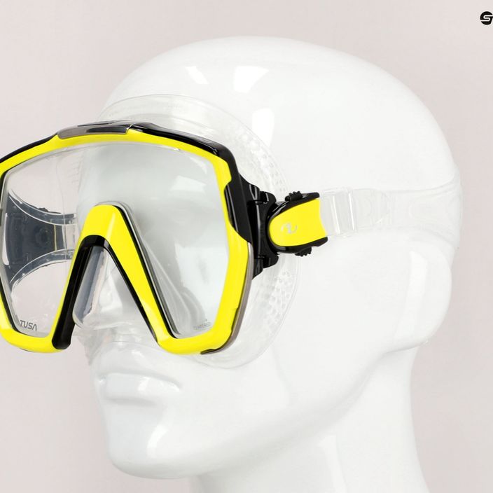 Mască de înot TUSA Freedom Hd Mask, galben, M-1001 7