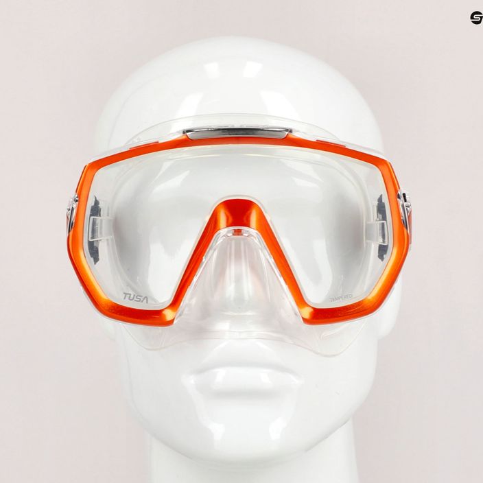 Mască de înot TUSA Freedom Elite, portocaliu, M-1003 7