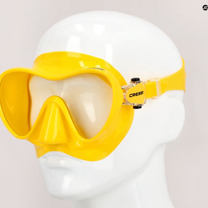 Mască de scufundare Cressi F1 Yellow ZDN281010 7
