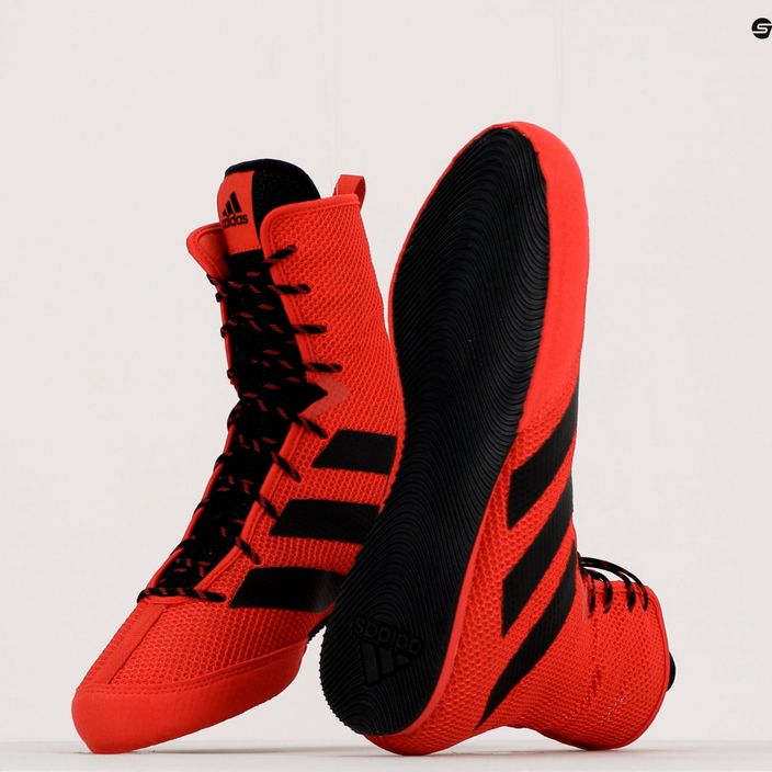 Încălțăminte de box Adidas Box Hog 3, roșu, FZ5305 9