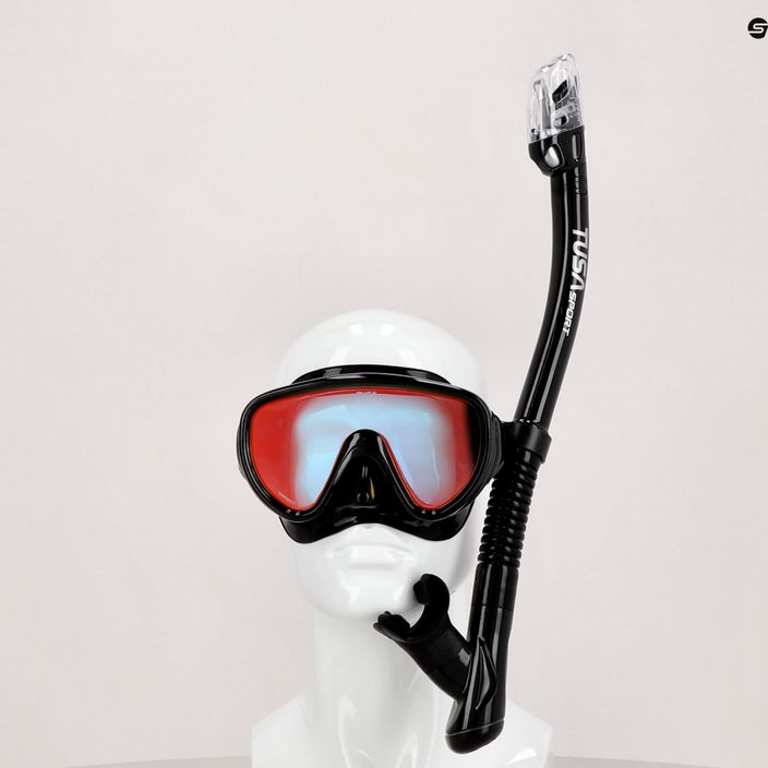 TUSA Set de scufundări Mască + Snorkel negru UC-1625P 8