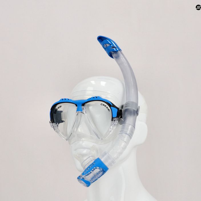 Set de scufundări Cressi Matrix + mască Gamma + snorkel albastru DS302501 8