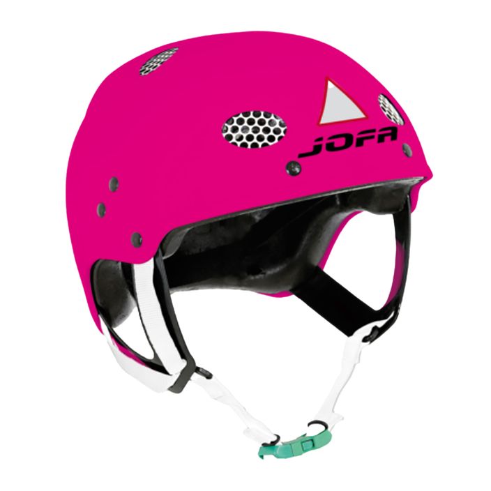 Cască de hochei pentru copii JOFA 715 LS JR pink/white 2