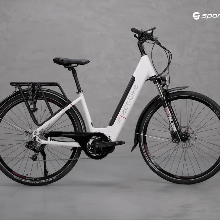 Ecobike LX300 Greenway bicicletă electrică albă 1010306 26