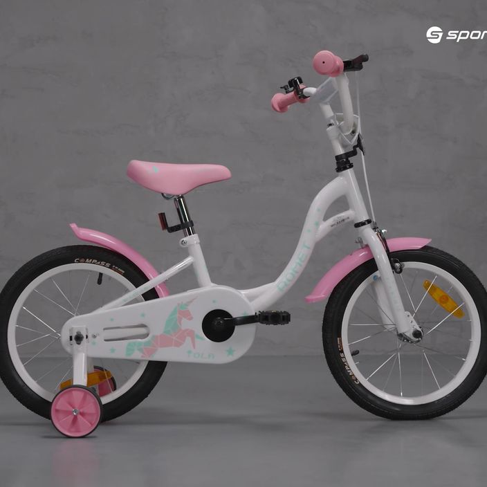 Bicicleta pentru copii Romet Tola 16 alb și roz 7
