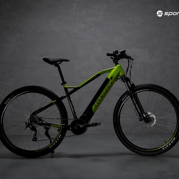 Lovelec Sargo 15Ah verde-negru bicicletă electrică B400292 17