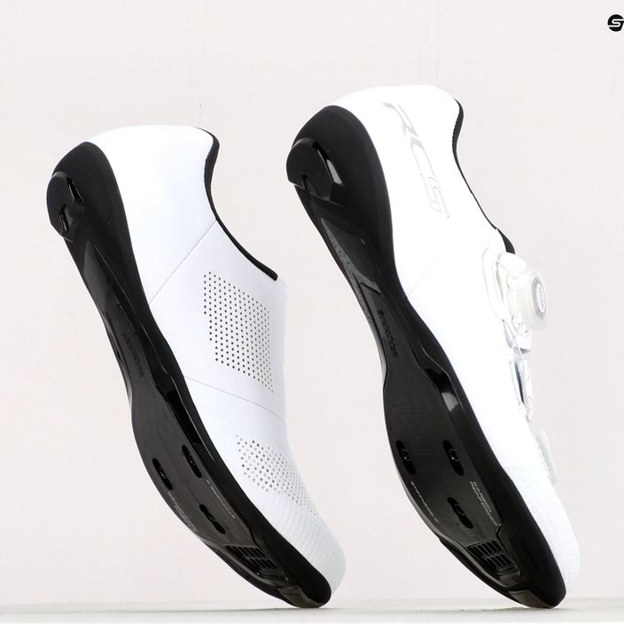 Pantof de bicicletă Shimano RC502 alb ESHRC502WCW01W37000 11