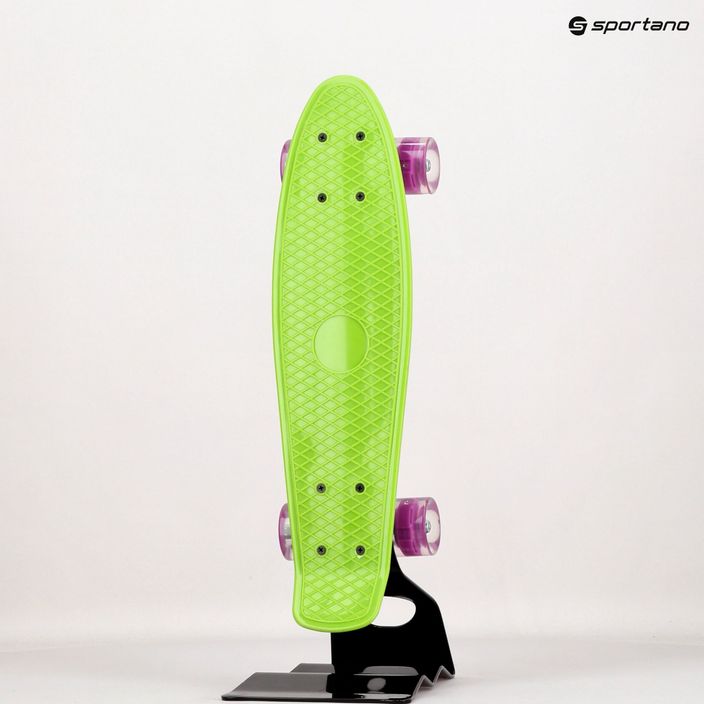 Skateboard clasic pentru copii cu LED-uri Mecanică verde PW-506 9