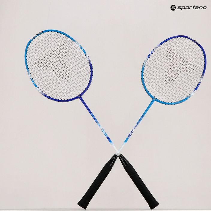 Set de badminton Talbot-Torro Badminton 2 Fighter Pro, albastru, 449404 5