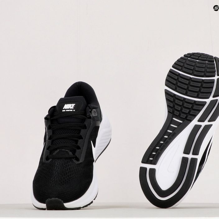 Pantofi de alergare pentru bărbați Nike Air Zoom Structure 24 negru DA8535-001 11