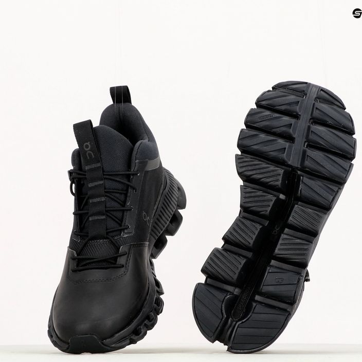 Pantofi de alergare pentru femei ON Cloud Hi Waterproof negru 2899672 13