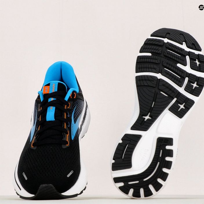 Pantofi de alergare pentru bărbați BROOKS Adrenaline GTS 22 negru-albastru 1103661D034 17