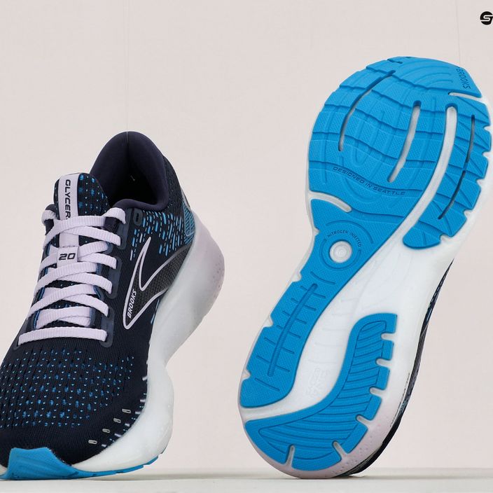 Pantofi de alergare pentru femei BROOKS Glycerin 20 albastru marin 1203691B499 11