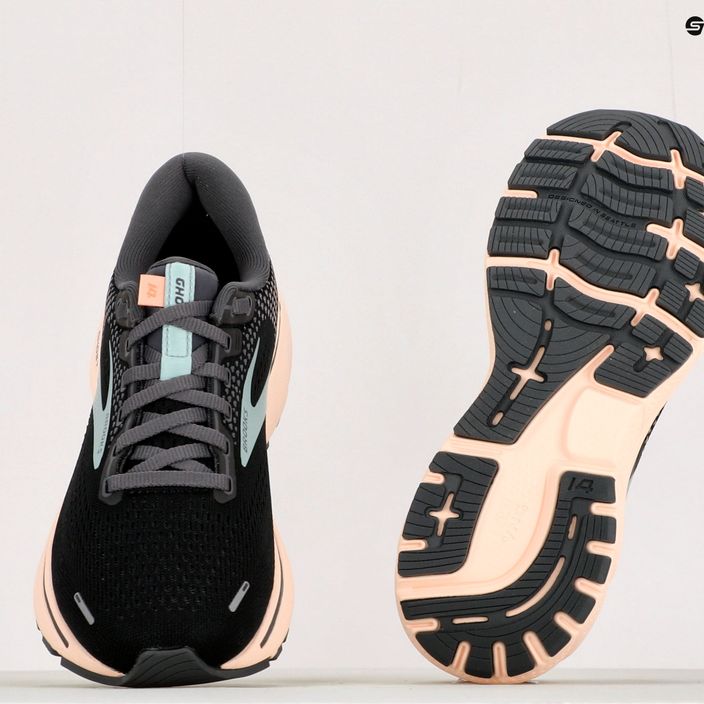 Pantofi de alergare pentru femei BROOKS Ghost 14 negru/roz 1203561B026 16