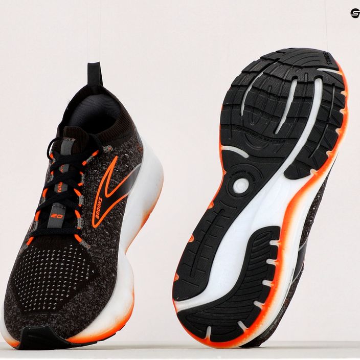 Pantofi de alergare pentru bărbați BROOKS Glycerin StealthFit 20 negru/roșu 1103841D003 15