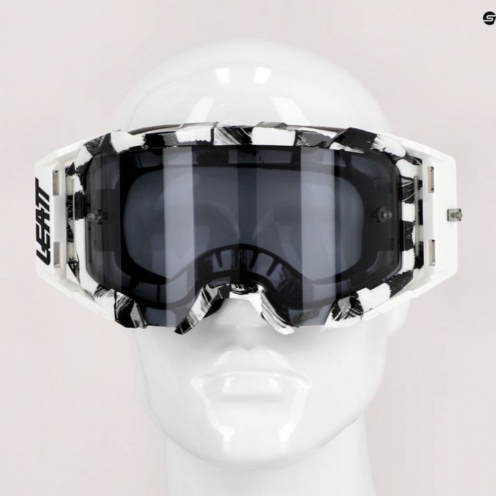 Ochelari de ciclism Leatt Velocity 5.5 alb și negru 8022010350 9