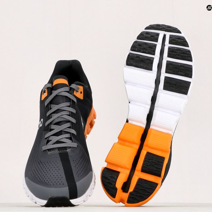 Pantofi de alergare ON Cloudflow pentru bărbați negru/gri 3598398 17
