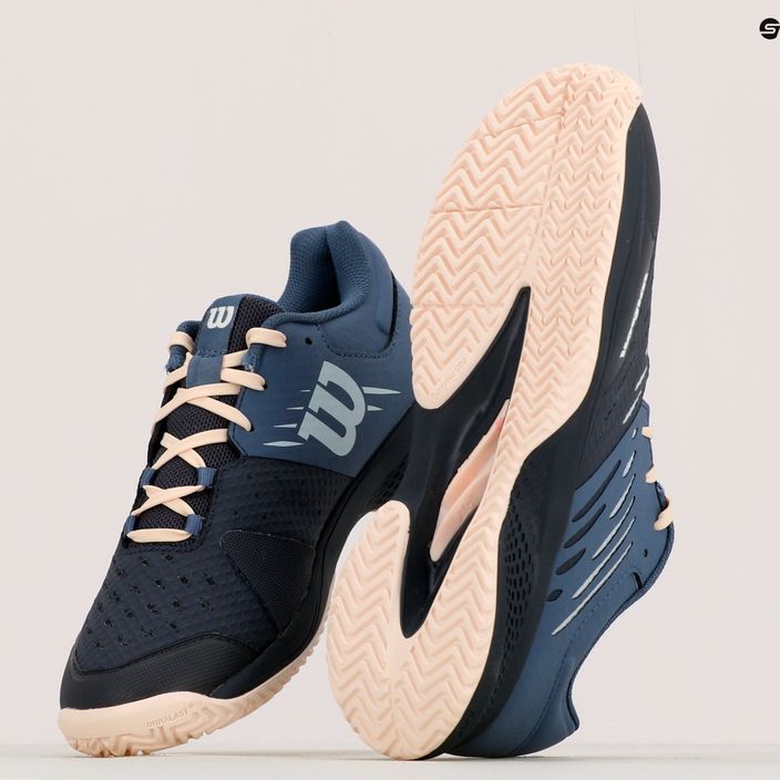 Pantofi de tenis pentru femei Wilson Kaos Comp 3.0 albastru WRS328800 9