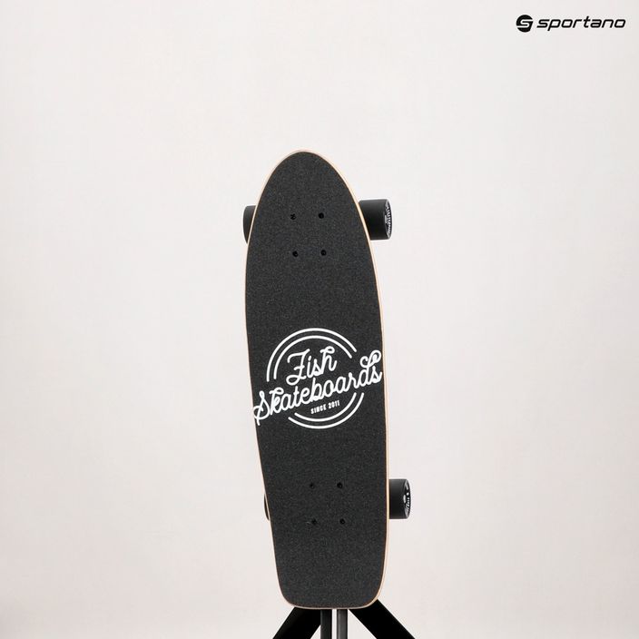 Fish Skateboards Alaia Cruiser skateboard negru CR-ALA-SIL-BLA 9