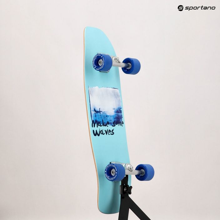 Surfskate skateboard Fish Skateboards Albastru SURF-BLU-SIL-NAV 9
