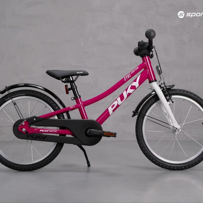 PUKY Cyke 18 biciclete pentru copii roz și alb 4404 9