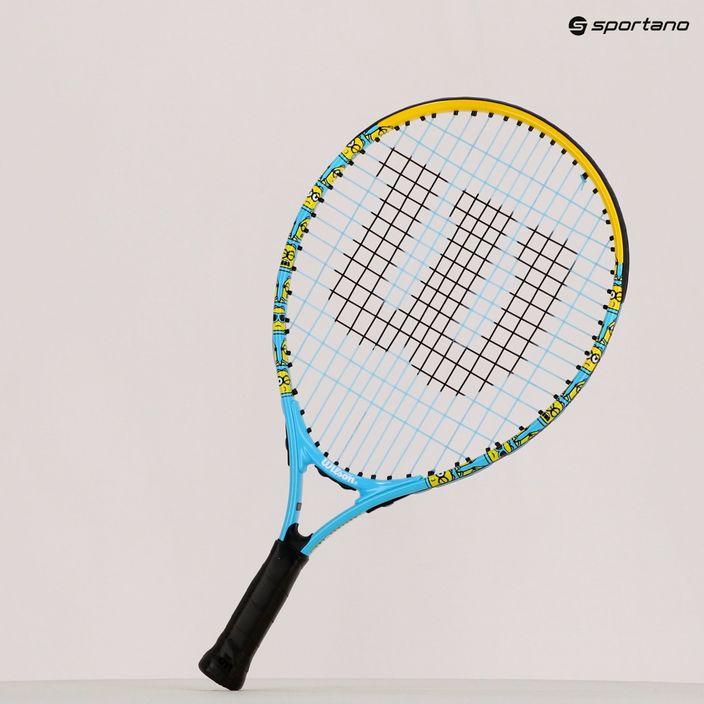 Rachetă de tenis pentru copii Wilson Minions 2.0 Jr 19 albastru/galben WR097010H 8