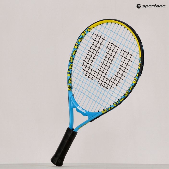 Rachetă de tenis pentru copii Wilson Minions 2.0 Jr 17 albastru/galben WR096910H 8