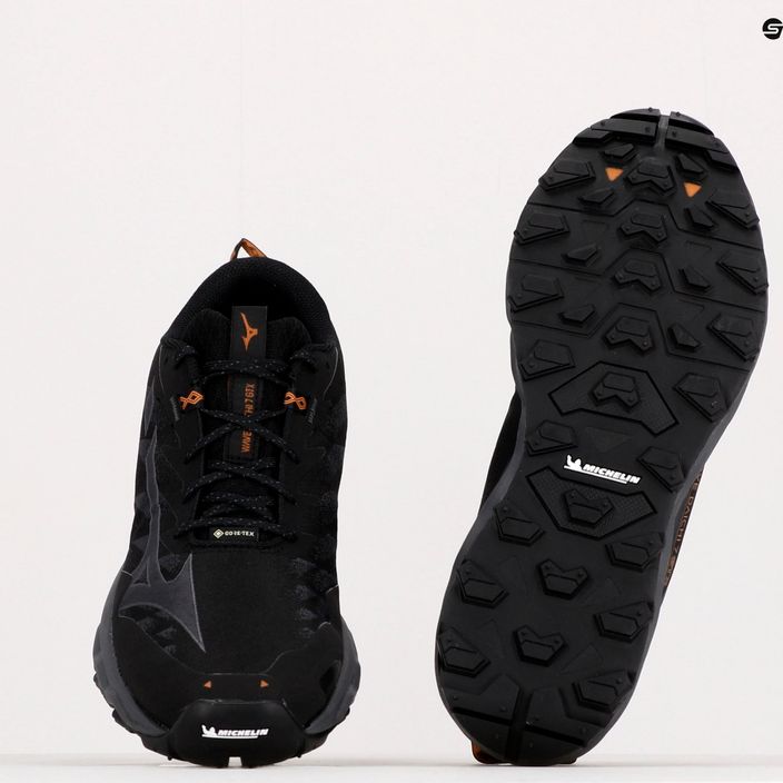 Pantofi de alergare pentru bărbați Mizuno Wave Daichi 7 GTX negru J1GJJ225638 12