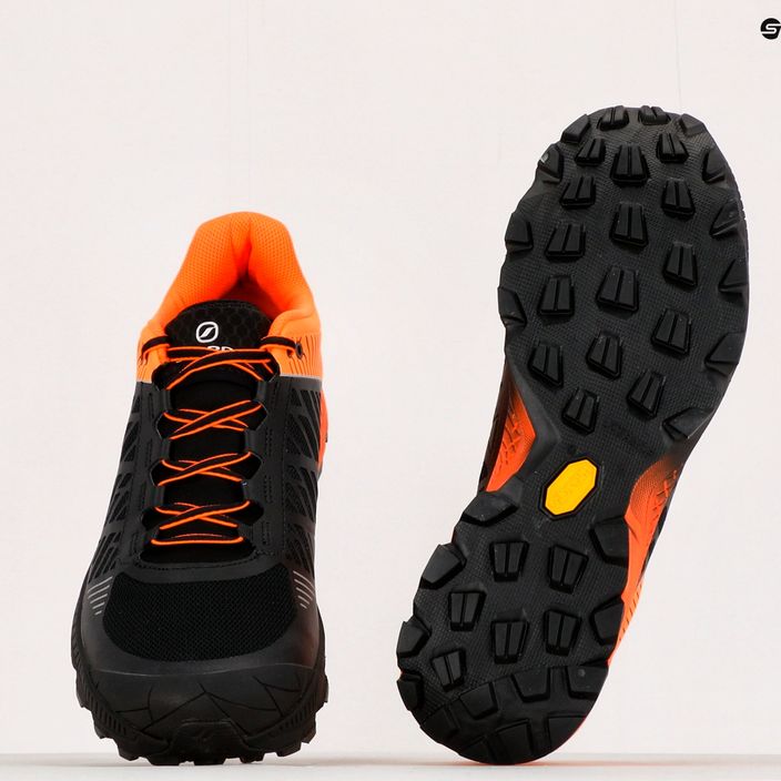 Pantofi de alergare bărbați SCARPA Spin Ultra negru/portocaliu GTX 33072-200/1 12