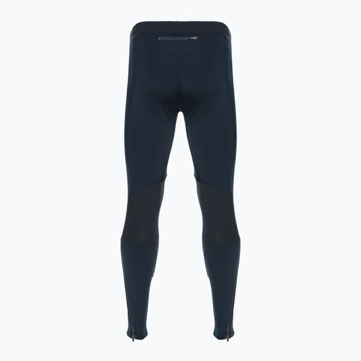Pantaloni de schi fond pentru bărbați ODLO Langnes Langnes alb și albastru marin 622692 2