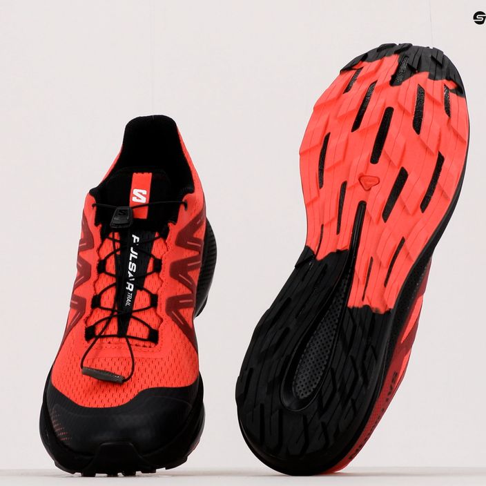 Pantofi de alergare Salomon Pulsar Trail pentru bărbați roșu L41602900 18