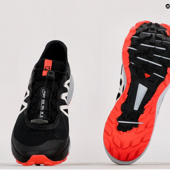 Salomon Sense Ride 4 pantofi de alergare pentru bărbați negru L41726600 13