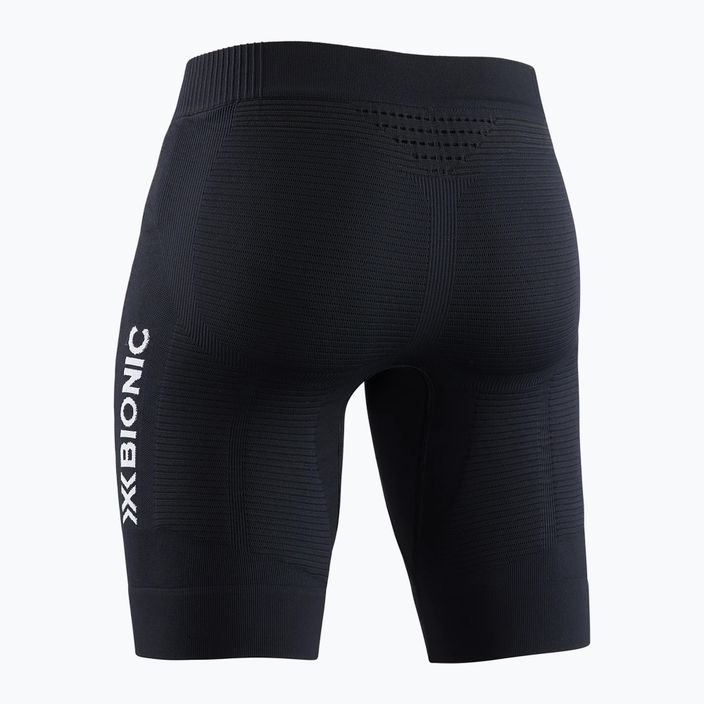 Pantaloni scurți X-Bionic Invent 4.0 Run Speed pentru femei, negru opalin/alb arctic 2