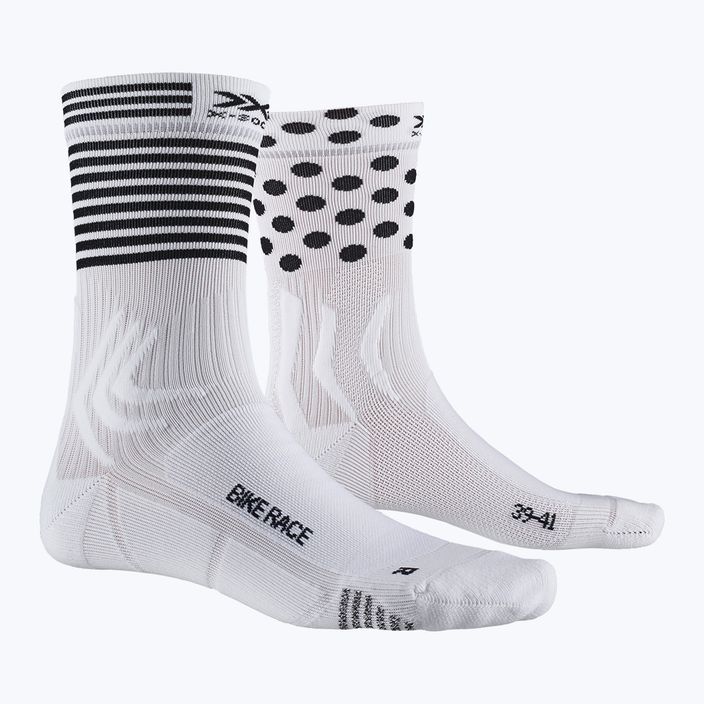 Șosete pentru biciclete X-Socks Bike Race alb/negru BS05S19U-W011 8