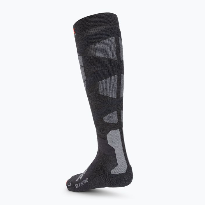 Șosete de schi X-Socks Ski Silk Merino 4.0, gri, XSSSKMW19U 2