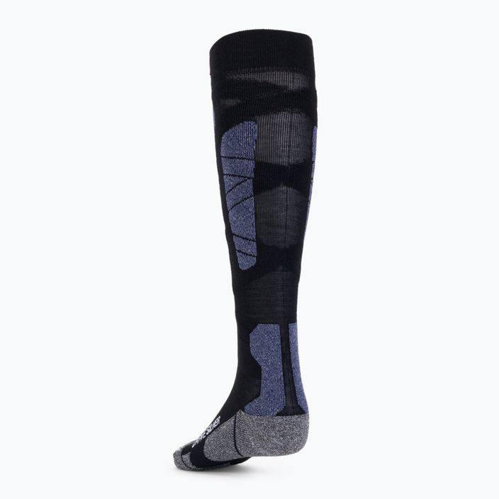 Șosete de schi X-Socks Carve Silver 4.0 negru-gri XSSS47W19U 2
