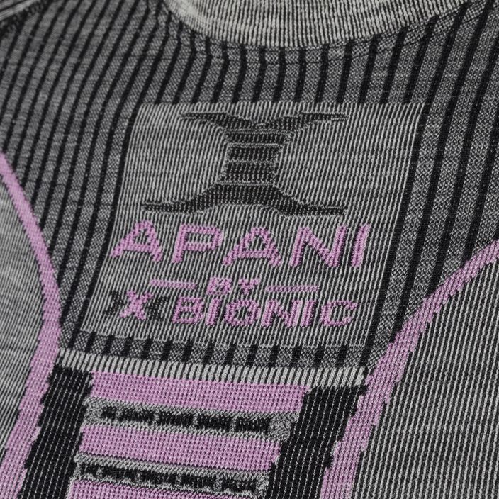 Tricou termic pentru femei X-Bionic Apani 4.0 Merino gri/purpuriu APWT06W19WW 3