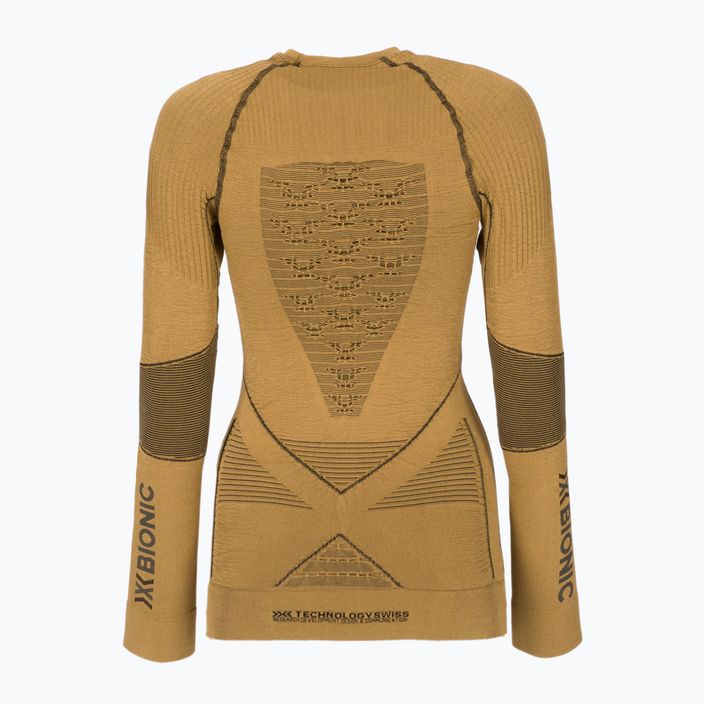Tricou termic cu mânecă lungă pentru femei X-Bionic Radiactor 4.0, auriu, RAWTXXW19W 2