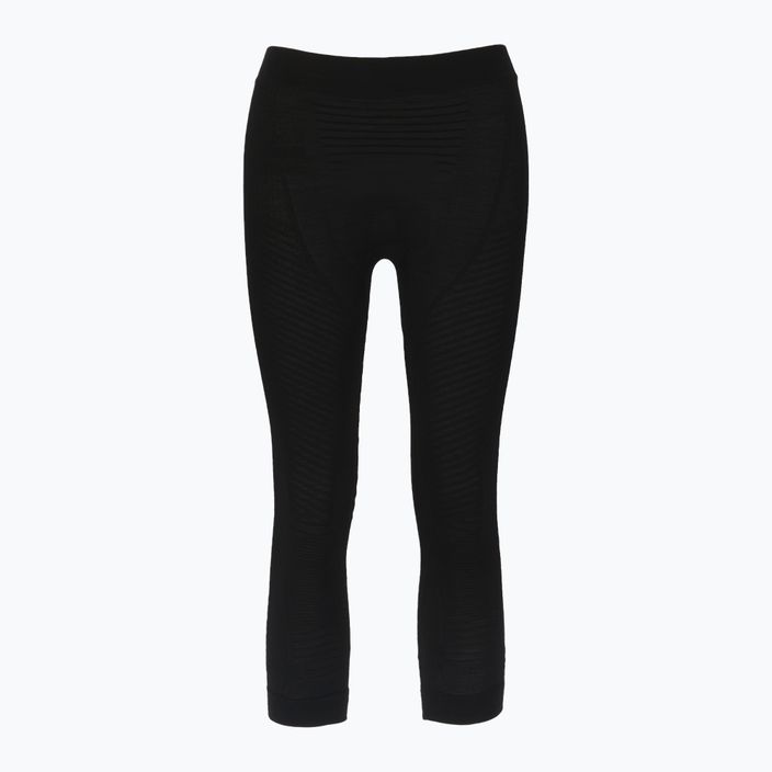 Pantaloni termici 3/4 pentru femei X-Bionic Apani 4.0 Merino negru APWP07W19W