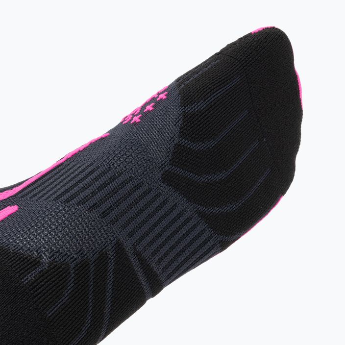 Șosete de alergare pentru femei X-Socks Run Speed Two 4.0 dolomite grey/neon flamingo 3