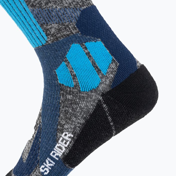 Șosete de schi X-Socks Ski Rider 4.0 navy/blue 3