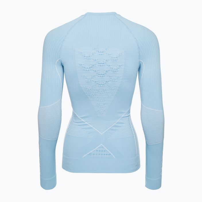 Bluză termoactivă pentru femei X-Bionic Energy Accumulator 4.0 ice blue/arctic white 2