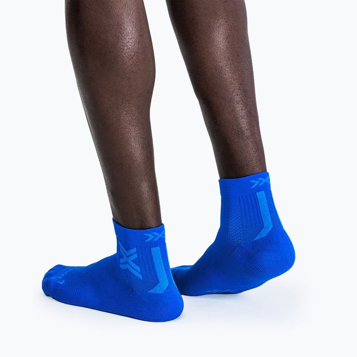 Șosete pentru bărbați X-Socks Run Discover Ankle twyce albastru/albastru șosete de alergare 3