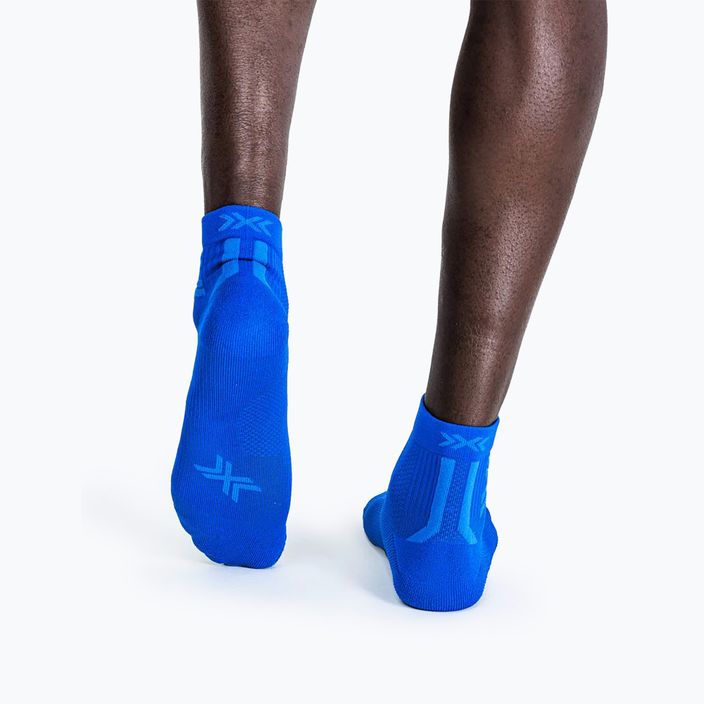 Șosete pentru bărbați X-Socks Run Discover Ankle twyce albastru/albastru șosete de alergare 4