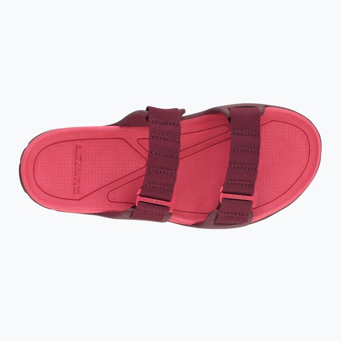 Papuci pentru femei Lizard Way Slide zinfandel red/virtual pink 12