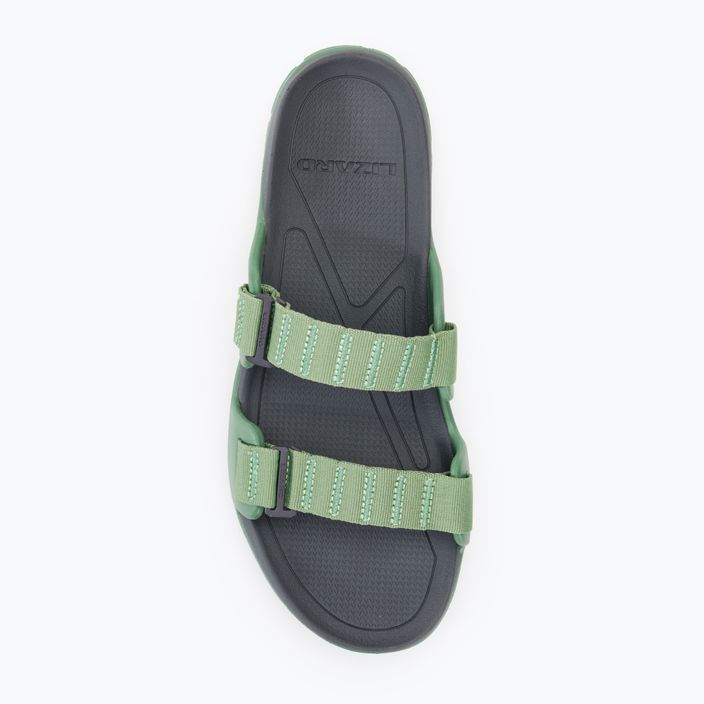 Papuci pentru bărbați Lizard Way Slide field green/dark grey 5