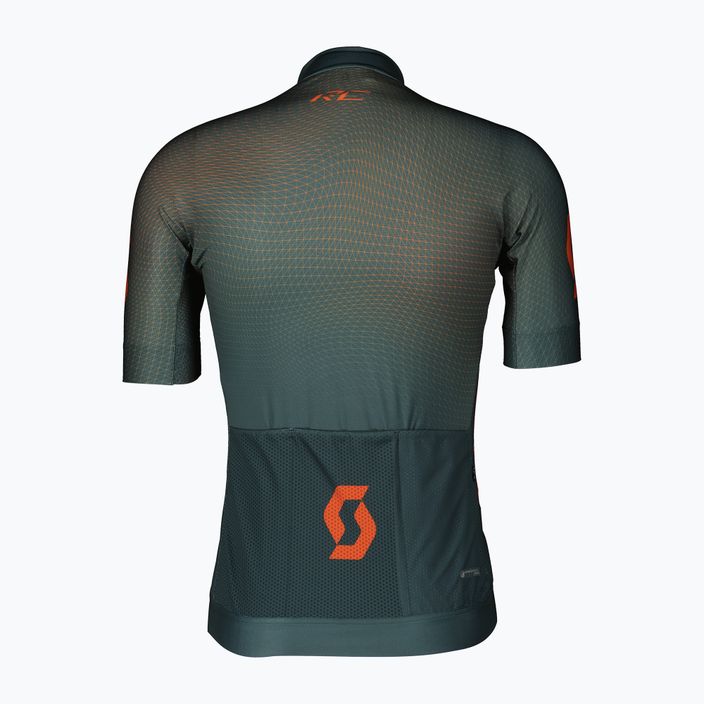 Tricou de ciclism pentru bărbați SCOTT RC Pro aruba green/braze orange 2