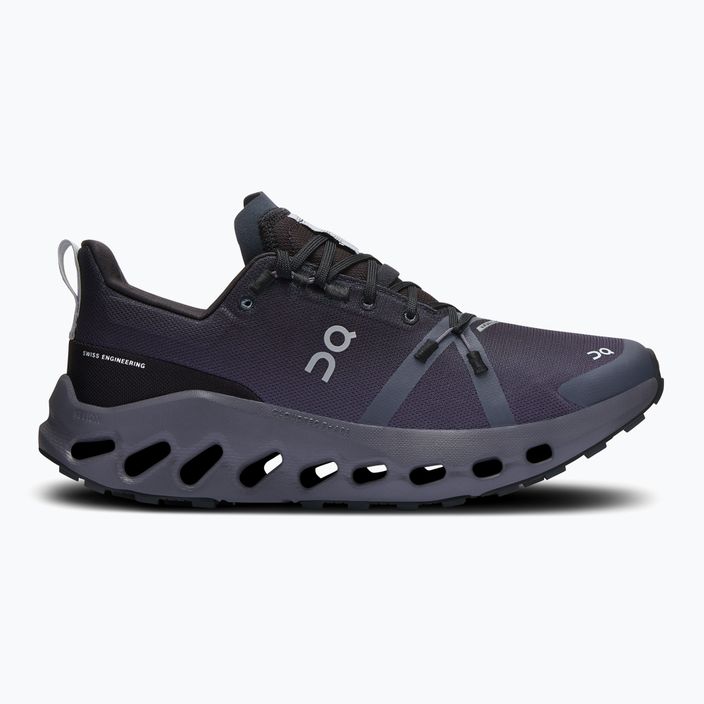 Încălțăminte de alergare pentru femei On Running Cloudsurfer Trail Waterproof black/eclipse 2