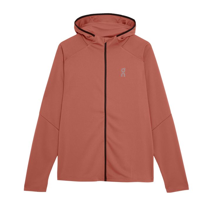 Bluuză de alergat pentru bărbați On Running Climate Zip Hoodie auburn 2