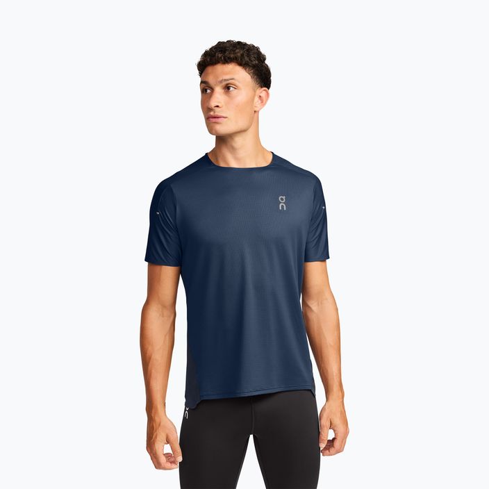 Tricou de alergat pentru bărbați On Running Performance-T denim/navy
